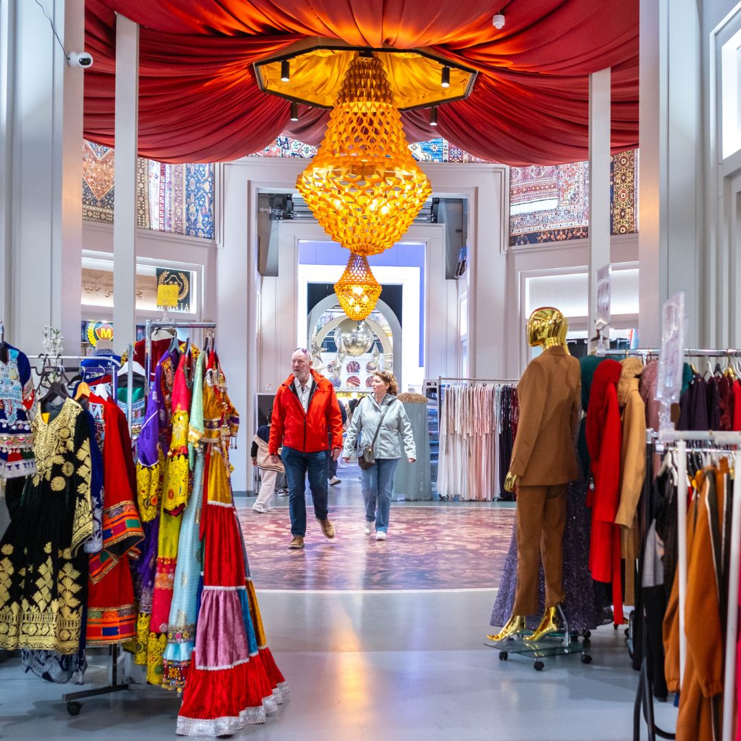 Bazaar hallen hebben allemaal een eigen sfeer.